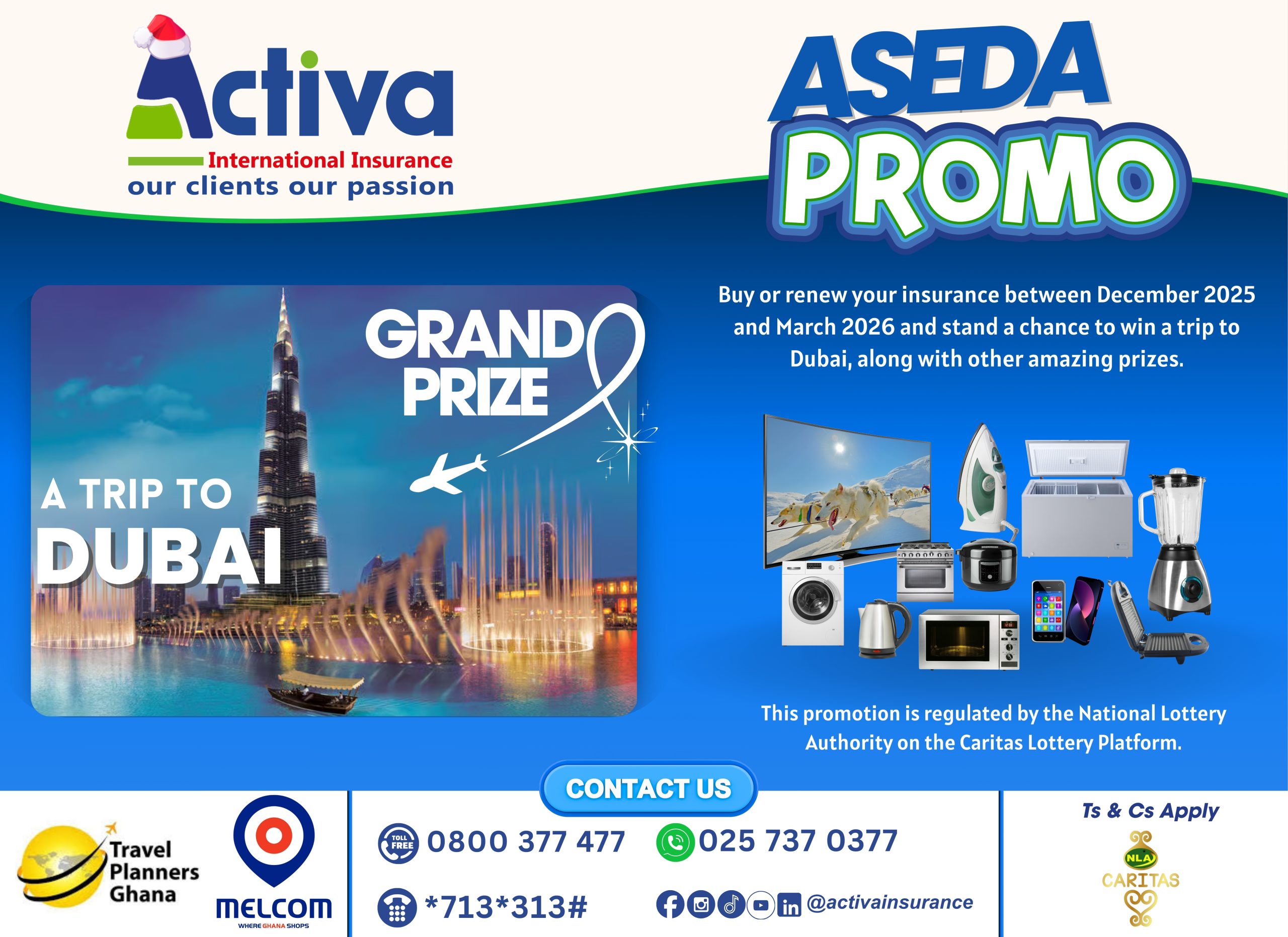 ASEDA PROMO – GRAND PRIZE TO DUBAI